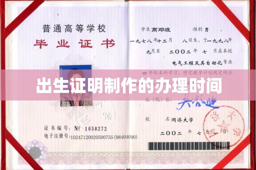 色达出生证明制作的办理时间